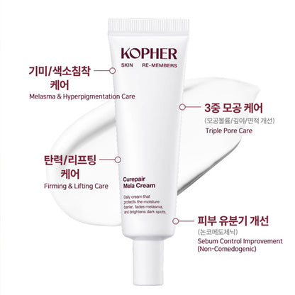 KOPHER Curepair Mela Cream 35ml – Dark Spot & Melasma Care