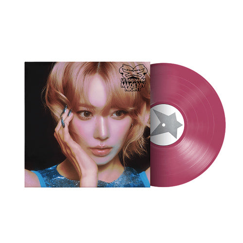 LE SSERAFIM 2nd Single Album 'Made My Night' Vinyl (HOT PINK ver.)
