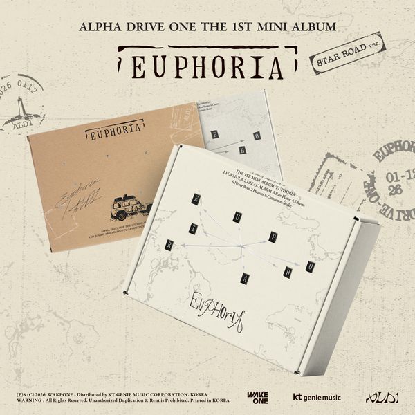 ALPHA DRIVE ONE 1st Mini Album [EUPHORIA] (STAR ROAD Ver.)
