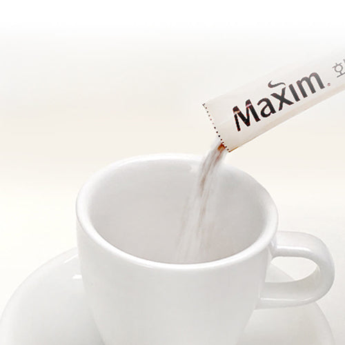 Maxim White Gold Instant Coffee Mix 100 Sticks – Korean Mild Coffee Mix