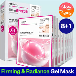 [Special Edition Set 8+1] MEDIHEAL Hyper Mask Sheet (Gel Mask with 4 Options)