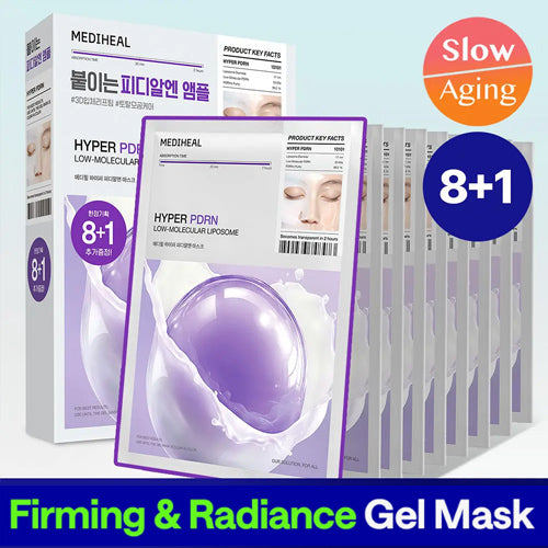 [Special Edition Set 8+1] MEDIHEAL Hyper Mask Sheet (Gel Mask with 4 Options)