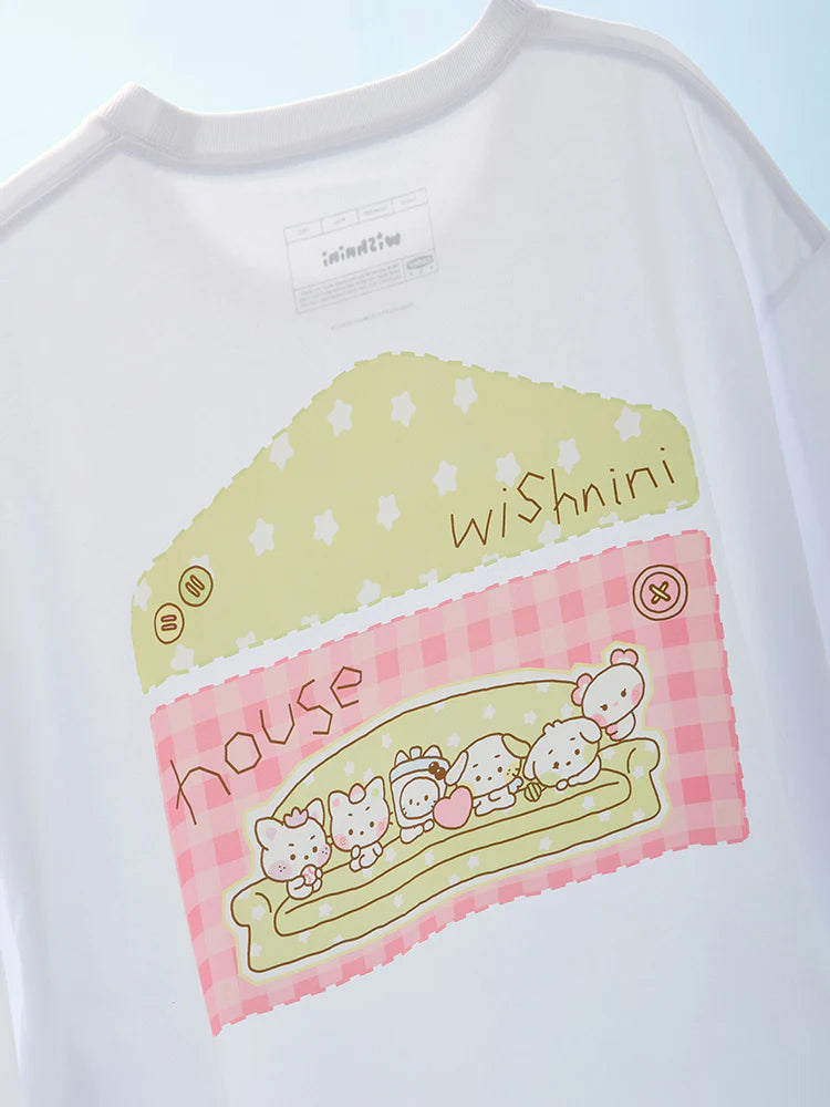 NCT WISH wishnini house SHORT SLEEVE T-SHIRT