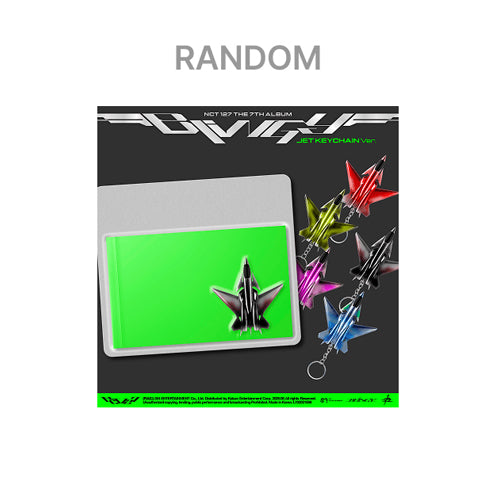 NCT 127 The 7th Album [BLINGY] (JET Keychain Ver.) (SMART ALBUM) (Random)