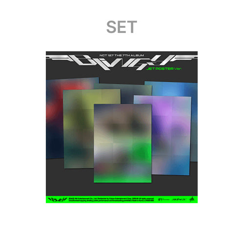 NCT 127 The 7th Album [BLINGY] (JET Poster Ver.) (Set)