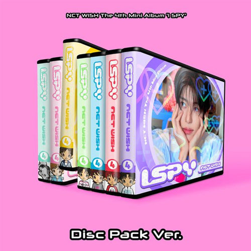 NCT WISH 4th Mini Album [I SPY] (Disc Pack Ver.) (SET)