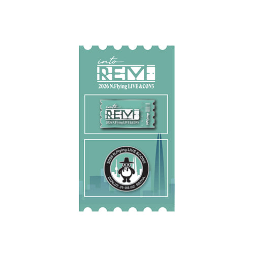 2026 N.Flying LIVE '&CON5 : into REM' METAL BADGE SET [SEOUL]