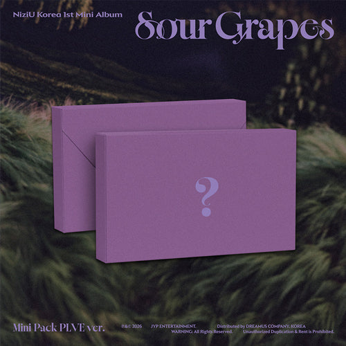 NiziU Korea 1st Mini Album Sour Grapes (Mini Pack PLVE ver.)