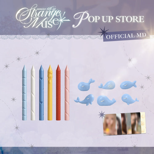 NMIXX 6th EP [Strange Muse] POP-UP Official MD BIRTHDAY CANDLE SET