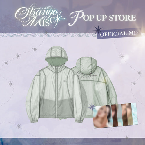 NMIXX 6th EP [Strange Muse] POP-UP Official MD LAYERED WINDBREAKER