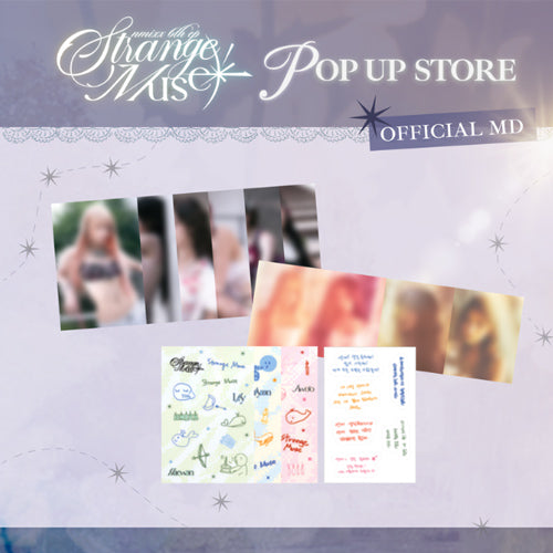 NMIXX 6th EP [Strange Muse] POP-UP Official MD POSTCARD & STICKER PACK