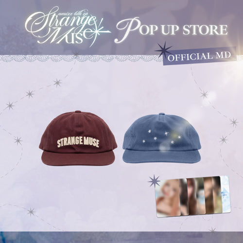 NMIXX 6th EP [Strange Muse] POP-UP Official MD UNSTRUCTURED CAP