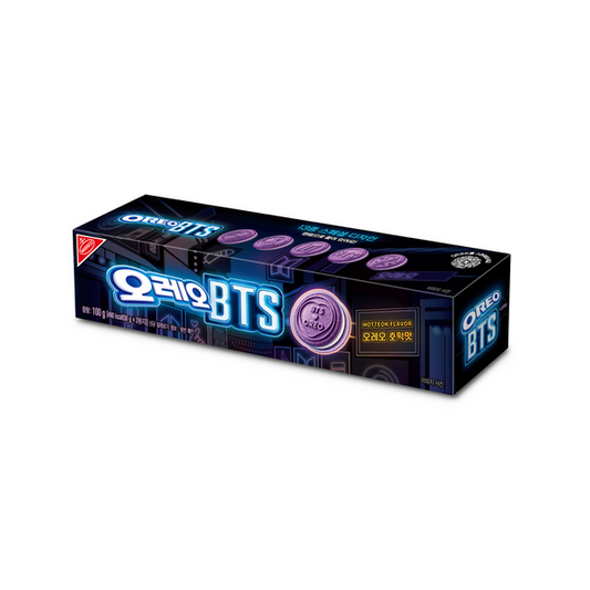 BTS X OREO Brown Sugar Pancake Flavor Creme, Limited Edition OREO Cookies 100g