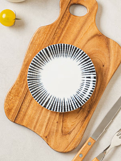 New York style round plate 12 cm [DAISO]