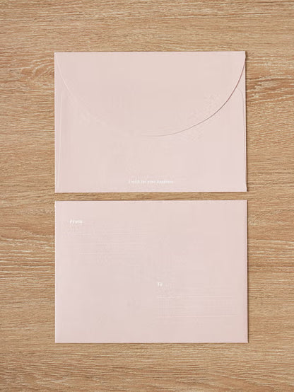 Emotional Letter Set 4 Set Pink [DAISO]
