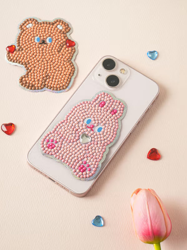 Animal Gem Cross Stitch Stickers 6 X 8 cm 3 Pack [DAISO]