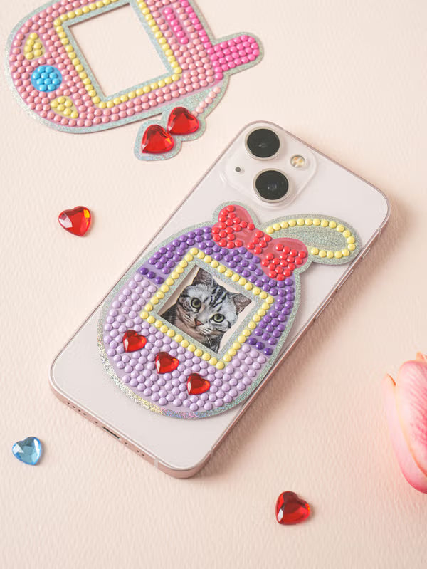 Mixed Gem Cross Stitch Stickers 6 X 8 cm 3 pcs [DAISO]