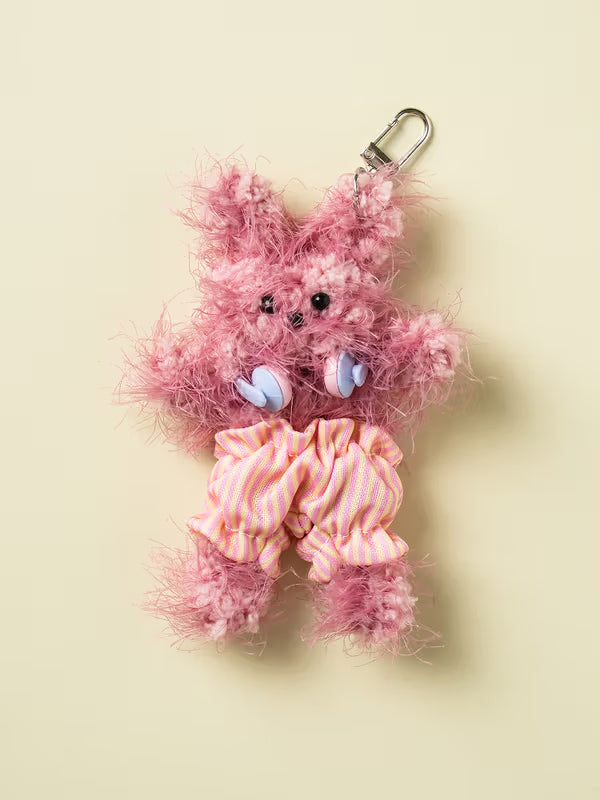 Make Your Own DIY Doll Keychain With Long Hair Headset [DAISO]