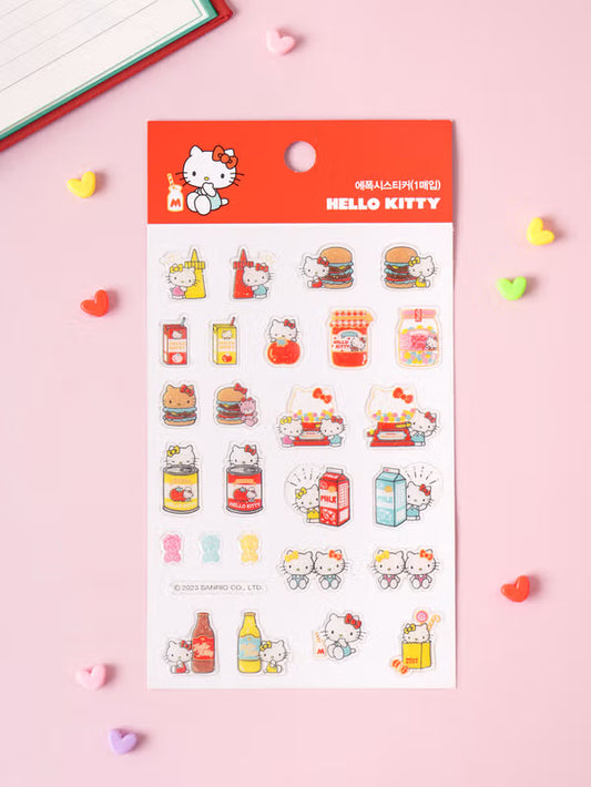 Hello Kitty Epoxy Sticker (1 sheet) Deco [DAISO]