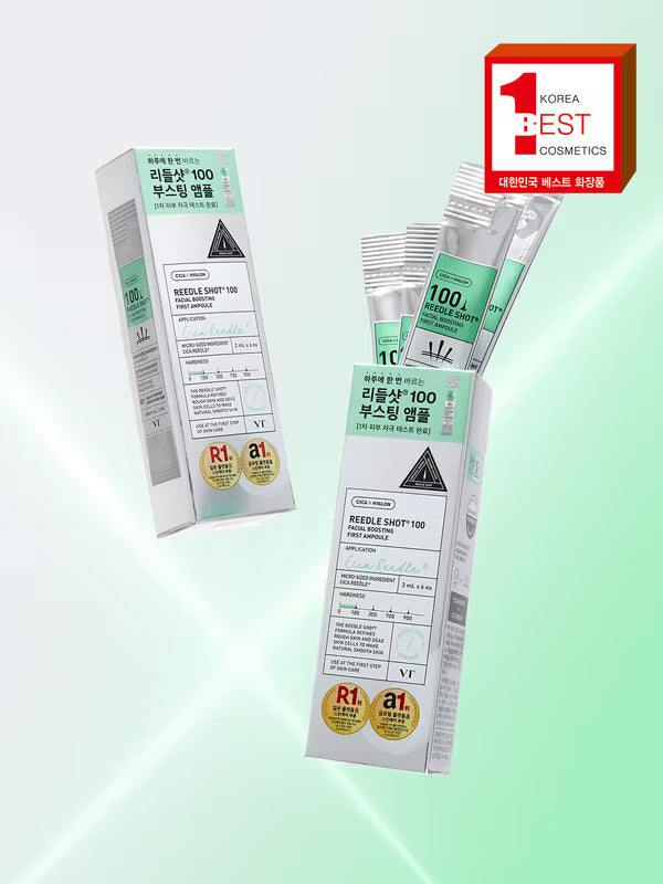 VT Riddleshot 100 Facial Boosting First Ampoule 2ml*6ea [DAISO]