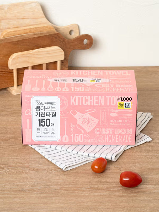 Living Pull-out Kitchen Towels 150 Sheets [DAISO]