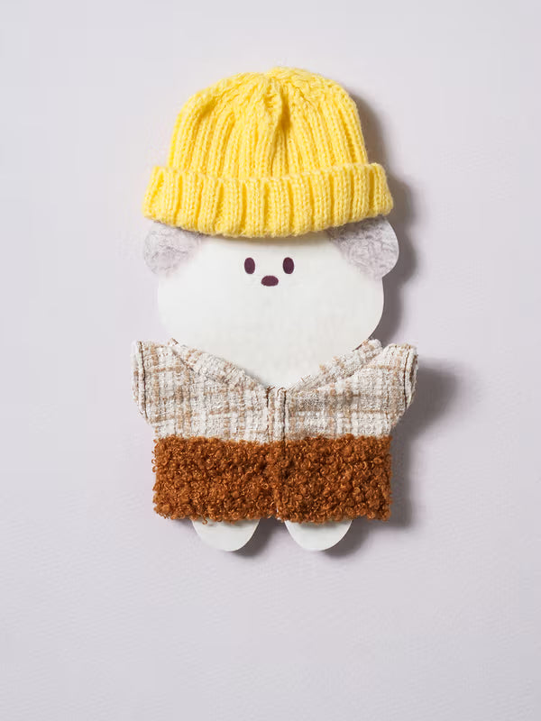 Doll DIY Winter Poggle Vest Knit & Hat Set [DAISO]