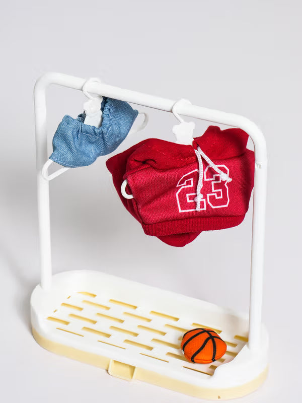 Doll DIY Sports Basketball Hoodie Set [DAISO]