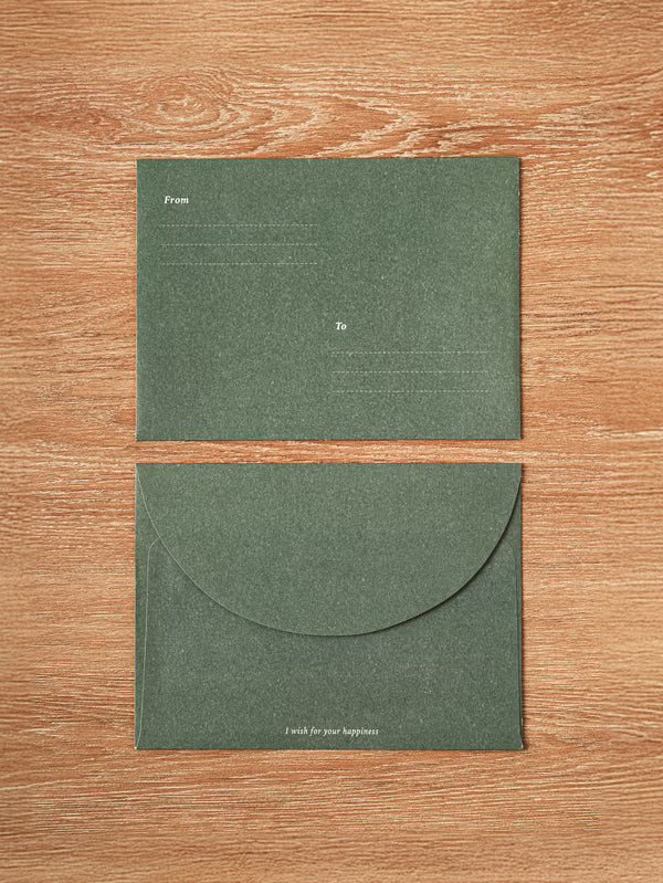 Emotional Letter Set 4 Set Green [DAISO]