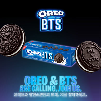 BTS X OREO  White Cream OREO Cookies 100g