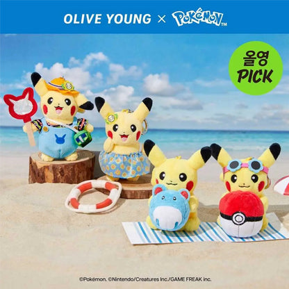 10 x 10 Pokémon Edition Plush Doll Keyring – 4 Characters