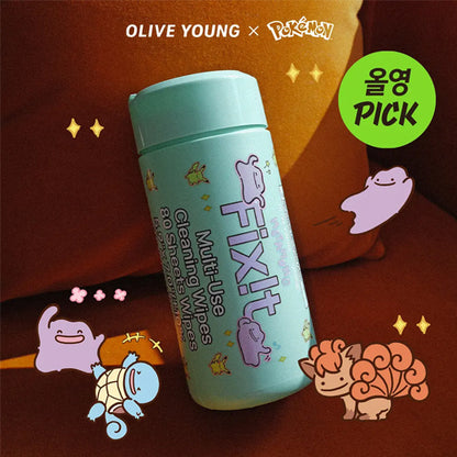 Pokémon Edition Fixit Mini Cleaning Roll Tissue – 80 Sheets