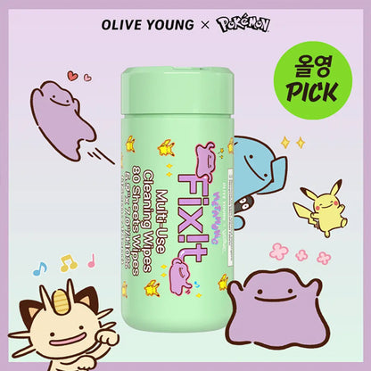 Pokémon Edition Fixit Mini Cleaning Roll Tissue – 80 Sheets