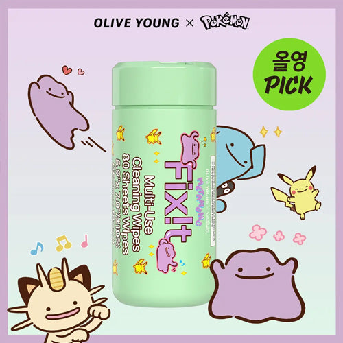 Pokémon Edition Fixit Mini Cleaning Roll Tissue – 80 Sheets