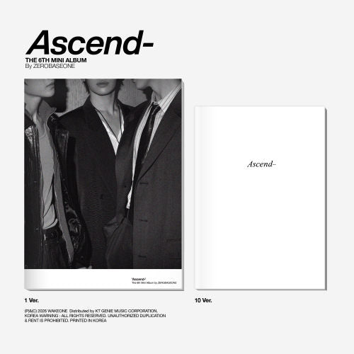 ZEROBASEONE - The 6th Mini Album [Ascend-] Photobook Ver. (1 Ver. & 10 Ver.) (Random)
