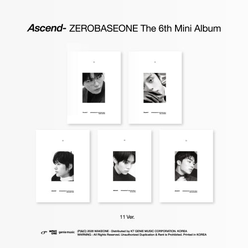 ZEROBASEONE - The 6th Mini Album [Ascend-] 11 Ver. (Random)