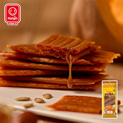 Korean Chewy Snack (Jjondigi) Pumpkin Honey Flavor 100g