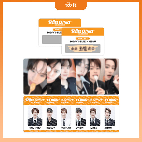 RIIZE 1000 DAYS FAN FARTY <RIIZE OFFIICE> OFFICIAL MD - FORTUNE SCRATCH CARD