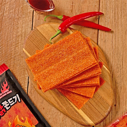 Korean Spicy Chicken Chewy Snack (Jjondigi) – Buldak Flavor 300g