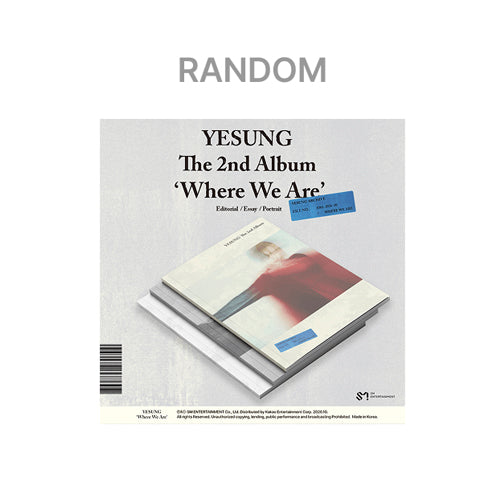 SUPER JUNIOR YESUNG The 2nd Album [Where We Are] (Photobook Ver.) (Random)