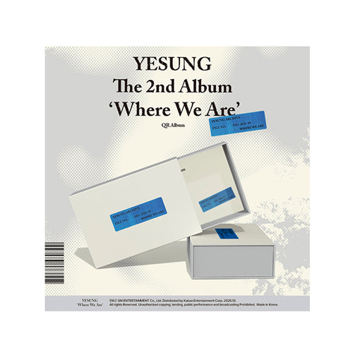 SUPER JUNIOR YESUNG The 2nd Album [Where We Are] (QR Ver.)