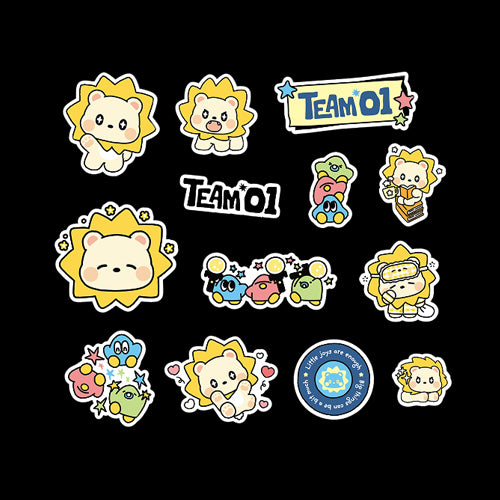 TAEYANG Sticker Pack - TEAM01 OFFICIAL MERCH