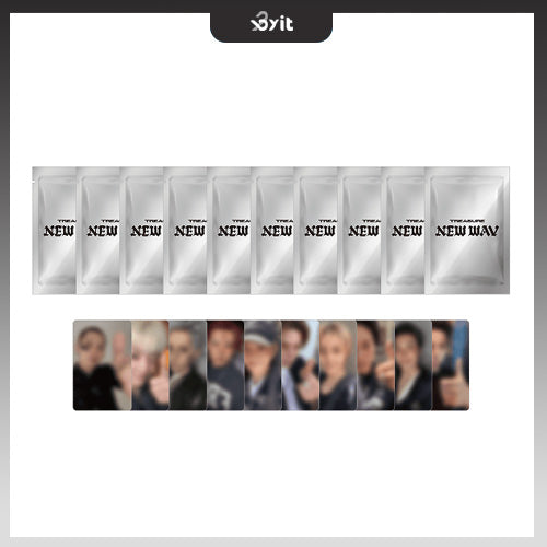 TREASURE 4th MINI ALBUM [NEW WAV] OFFICIAL MARCH - TRADING PHOTOCARD BULK PACK