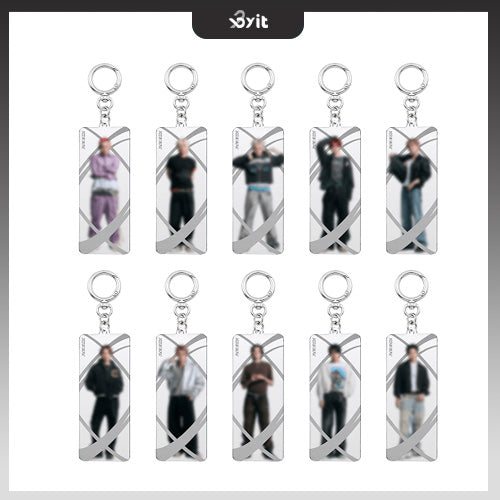 TREASURE 4th MINI ALBUM [NEW WAV] OFFICIAL MARCH - DOUBLE-SIDED PHOTO ACRYLIC KEYRING