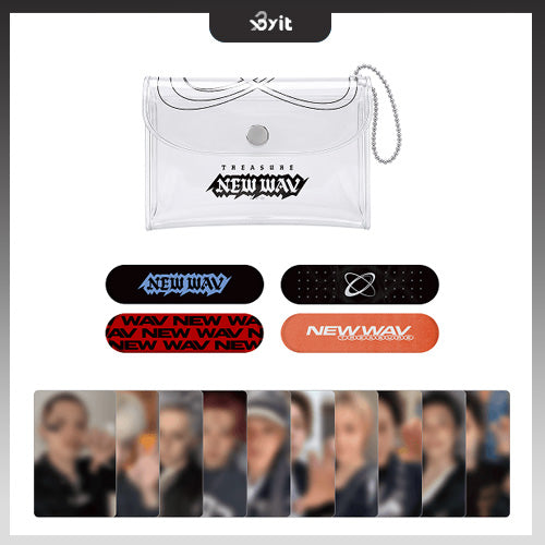 TREASURE 4th MINI ALBUM [NEW WAV] OFFICIAL MARCH - PVC PHOTOCARD POUCH SET