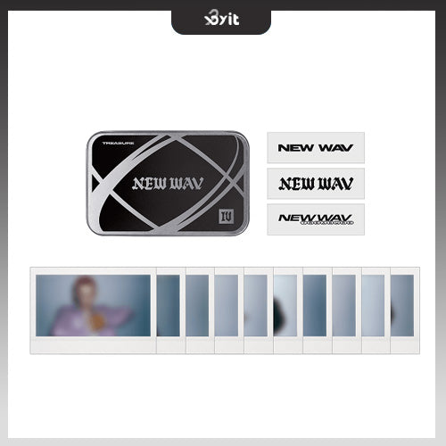 TREASURE 4th MINI ALBUM [NEW WAV] OFFICIAL MARCH - TIN CASE SET