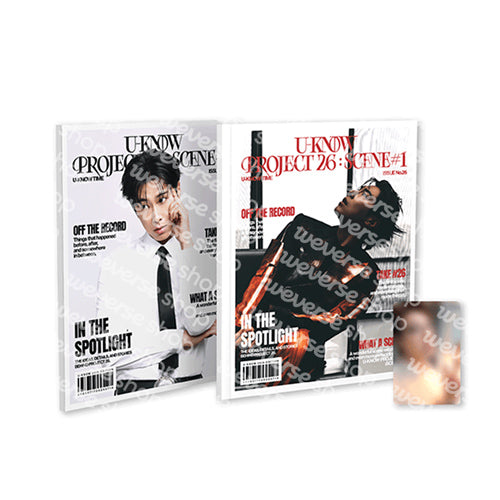 TVXQ! U-KNOW PROJECT 26 : SCENE#1 in SEOUL Official MD PROJECT BOOK SET
