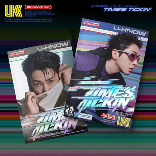 U-KNOW - Single Album 1st [Time's Tickin'] (Photobook Ver.) (Set)