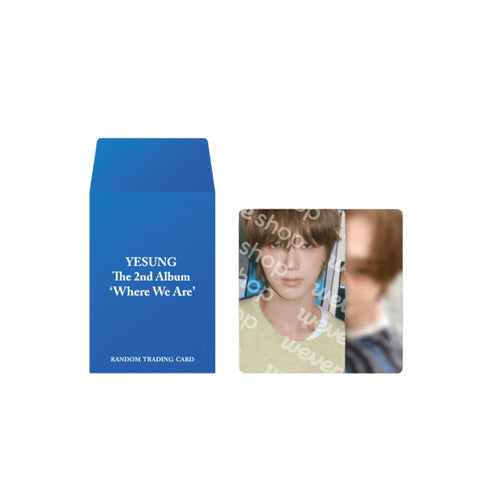 SUPER JUNIOR YESUNG 10TH ANNIVERSARY TOUR RANDOM TRADING CARD (Where We Are ver.)