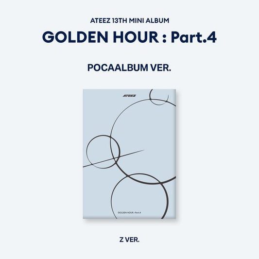 ATEEZ - 13th Mini Album [GOLDEN HOUR : Part.4] (POCAALBUM Ver.)(Z Ver.)