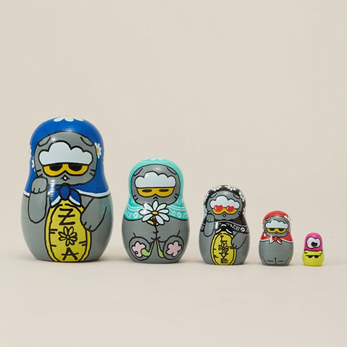 ZO&FRIENDS ZOA & AKIZAKI Lucky Shop Matryoshka Doll Set